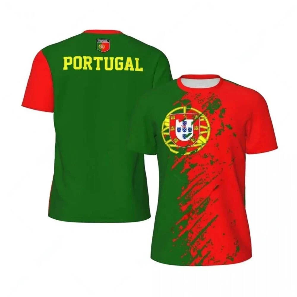 Portugal Flag Football Jersey Quick Dry Sports T-Shirt Men Women Top
Opens in a new window or tab