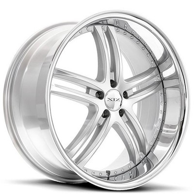 20x10'' XIX Wheels X15 Silver Machine with SS Lip Rims