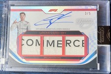 2022 Topps Dynasty Formula 1 Racing Cards Checklist 26