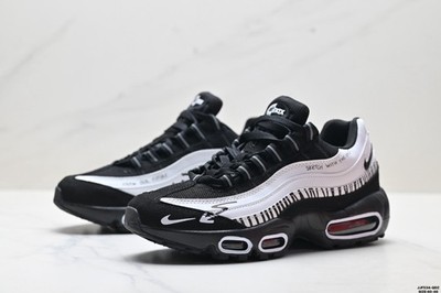 NIKE AIR MAX 95 TT Men's Black and White Casual Running Shoes