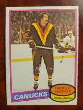 1980-81 O-Pee-Chee OPC Harold Snepsts #312 Vancouver Canucks 