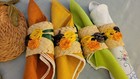 Vintage Napkin Rings And Coasters, Raffia — photo 5