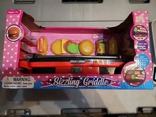 Pretend Play Kitchen SIZZLING GRIDDLE Electronic Sounds Toy Food Accessory