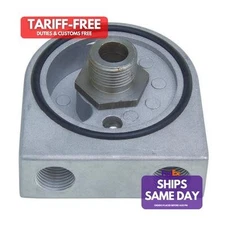 Trans-Dapt 1320, One Natural Cast Aluminum Oil Sandwich Adapter Performance Part