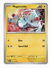 Magnemite 063/197 Obsidian Flames Pokemon Common NM 2023 Scarlet & Violet