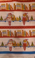 Elf on the Shelf Fabric by Quilting Treasures,  1.5 yards