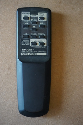 Genuine Sharp Audio System RRMCG0063AWSA Remote Control Tested