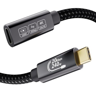 USB C Verlängerung Kabel 2m 20Gbps 4K@144Hz 240W PD Thunderbolt