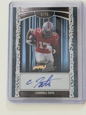 Carnell Tate 2026 Leaf Paydirt Rookie Auto Titans OSU #BA-CT1 Football 5/15