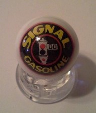 Signal Gasoline Glass 1" Logo Marble