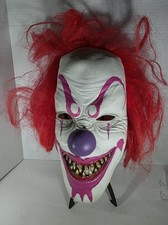 Quligeta Scary Joker Clown Halloween Latex Mask Adult Size