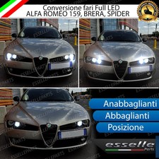 KIT LED ALFA ROMEO 159, BRERA ANABBAGLIANTI ABBAGLIANTI LUCI POSIZIONE LED 6000K