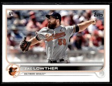 2022 Topps 1st Edition #133 Zac Lowther RC Orioles Baseball Card 2101I