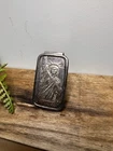 RARE STATUE LADY LIBERTY 1oz Troy .999+ VINTAGE SILVER ART BAR MONEY CLIP