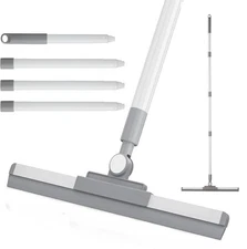 Floor Squeegee Long Handle Concrete and Shower Squeegee