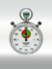 Heuer Trackmaster Stoppuhr Handaufzug Silber ...