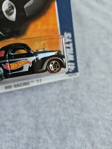 2011 Hot Wheels 41 WILLYS Black 152/244 GREAT CARD Racing REDLINES - Picture 6 of 6
