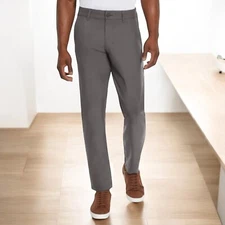 Marc New York Men's Commuter Pants Slim Fit Gray Size 36x29