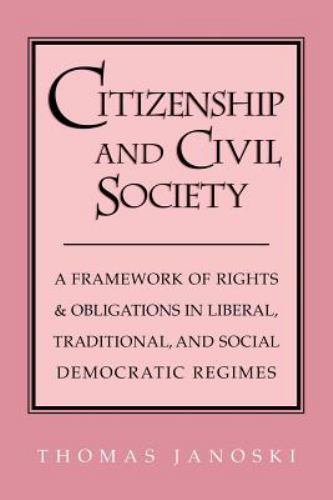 Citizenship and Civil Society Janoski Paperback Cambridge University Press