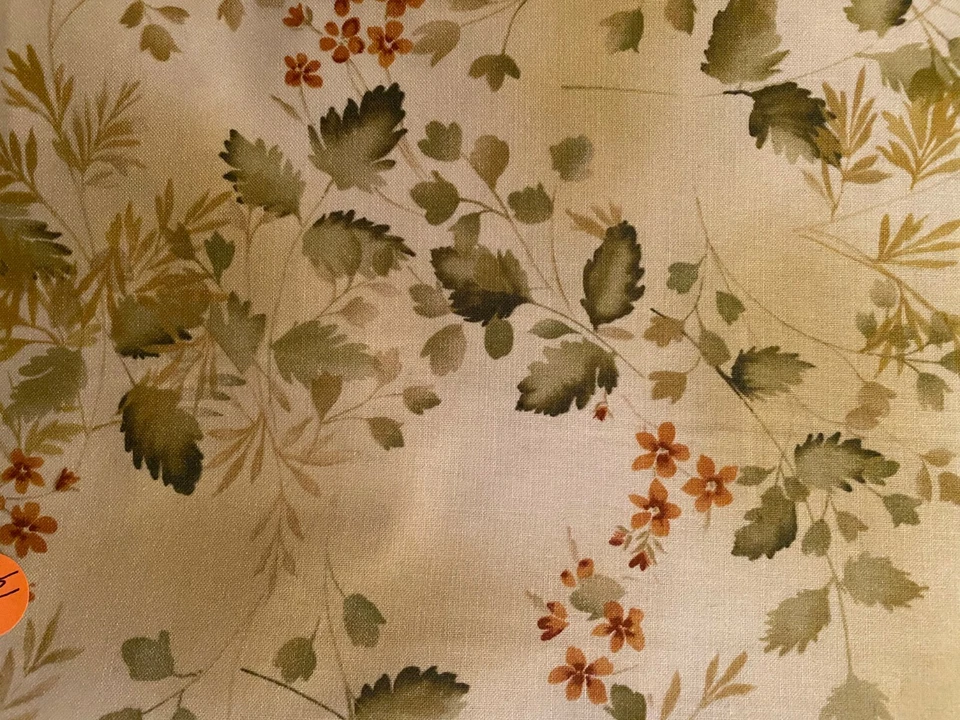 COTTON Fabric #8 Sage Green Rose 4 Prints - Image 4 of 4