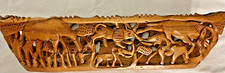 21 14 inch HAND CARVED AFRICAN HEARTWOOD Basket for Fruit, Bread, Etc.