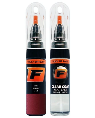 FIRANTO Peinture de Retouche pour RENAULT 713 ROUGE CERISE Stylo Laque