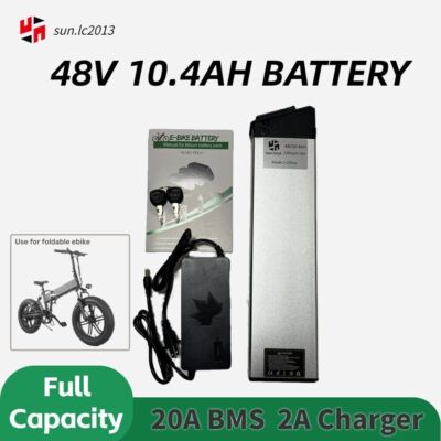 48V 10.4Ah Ebike Inner Lithium-ion Battery BMS Electric Folding Bicycle li-ion