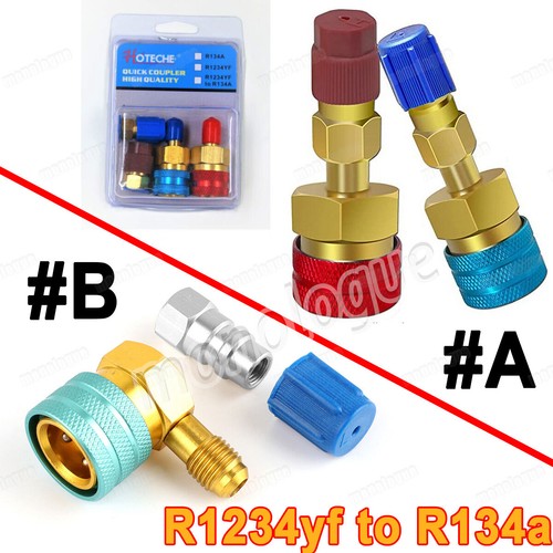 R1234yf to R134a Quick Connector Adapter Coupler Low/High Auto A/C Hoses Fitting - Picture 29 of 29