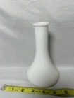 Vintage White MILK GLASS Flower Bud  6” Vase  4061 - 11 Estate Collectible
