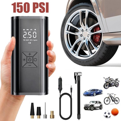 150 PSI Tire Inflator Car Air Compressor Electric Portable Auto 12V Air Pump