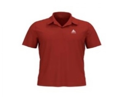 Odlo Men's Polo Cardada Red Brown Outdoor Performance Drydye New