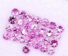 30.55Ct Natural Pink Sapphire Round Cut 6 mm 29 Pcs Lot Loose Gems Certified L14
