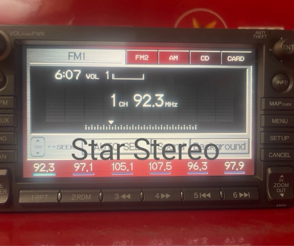 HONDA CIVIC HYBRID OEM XM Navigation Radio GPS 6 Disc CD Player