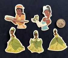 THE PRINCESS AND THE FROG STICKERS LOT OF 5 - New