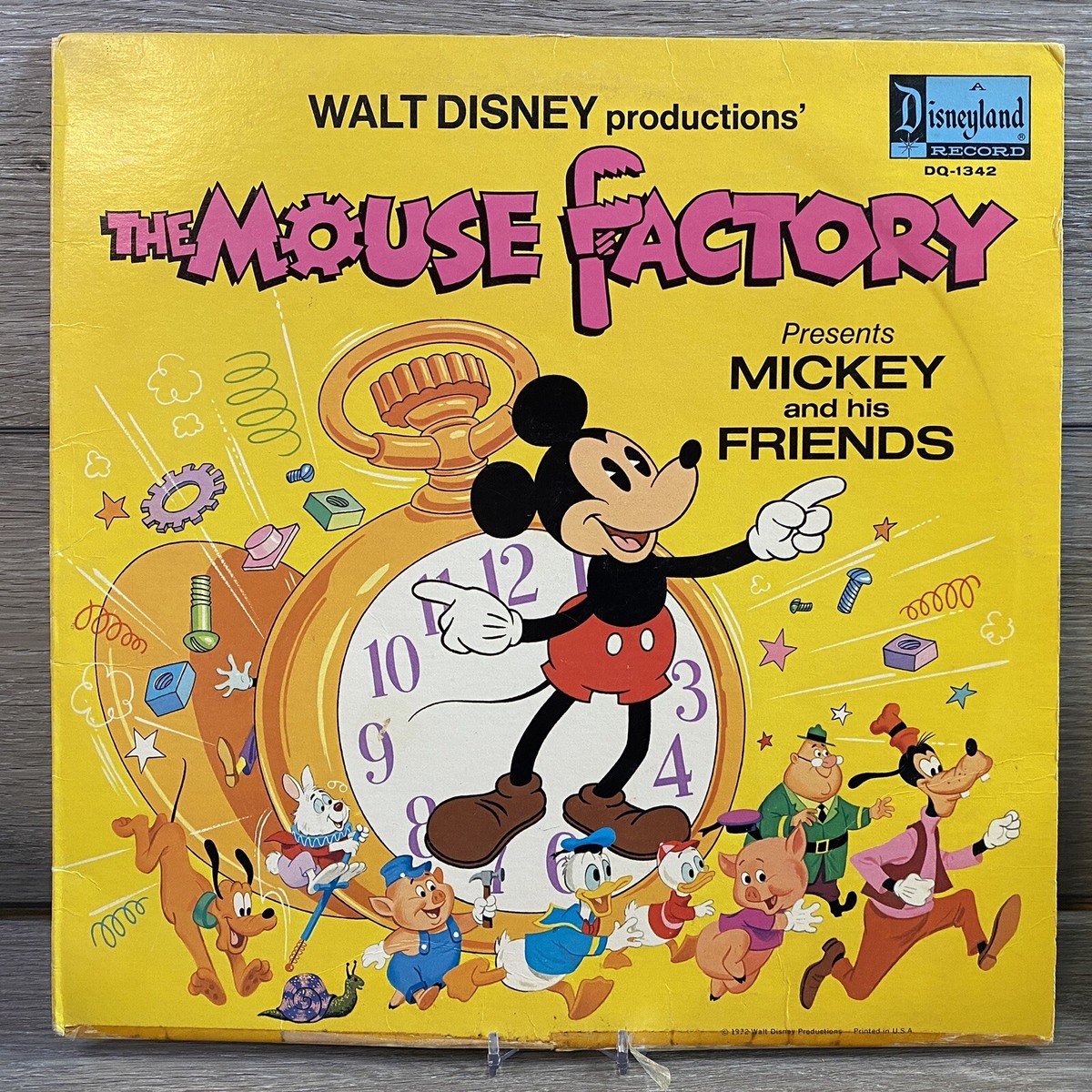 Walt Disney The Mouse Factory Record/LP/Vinyl Mickey Mouse DQ-1342