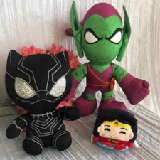 MARVEL 3 stuff plush toys TY Black Panther Marvel Spiderman Kawaii Wonder Woman
