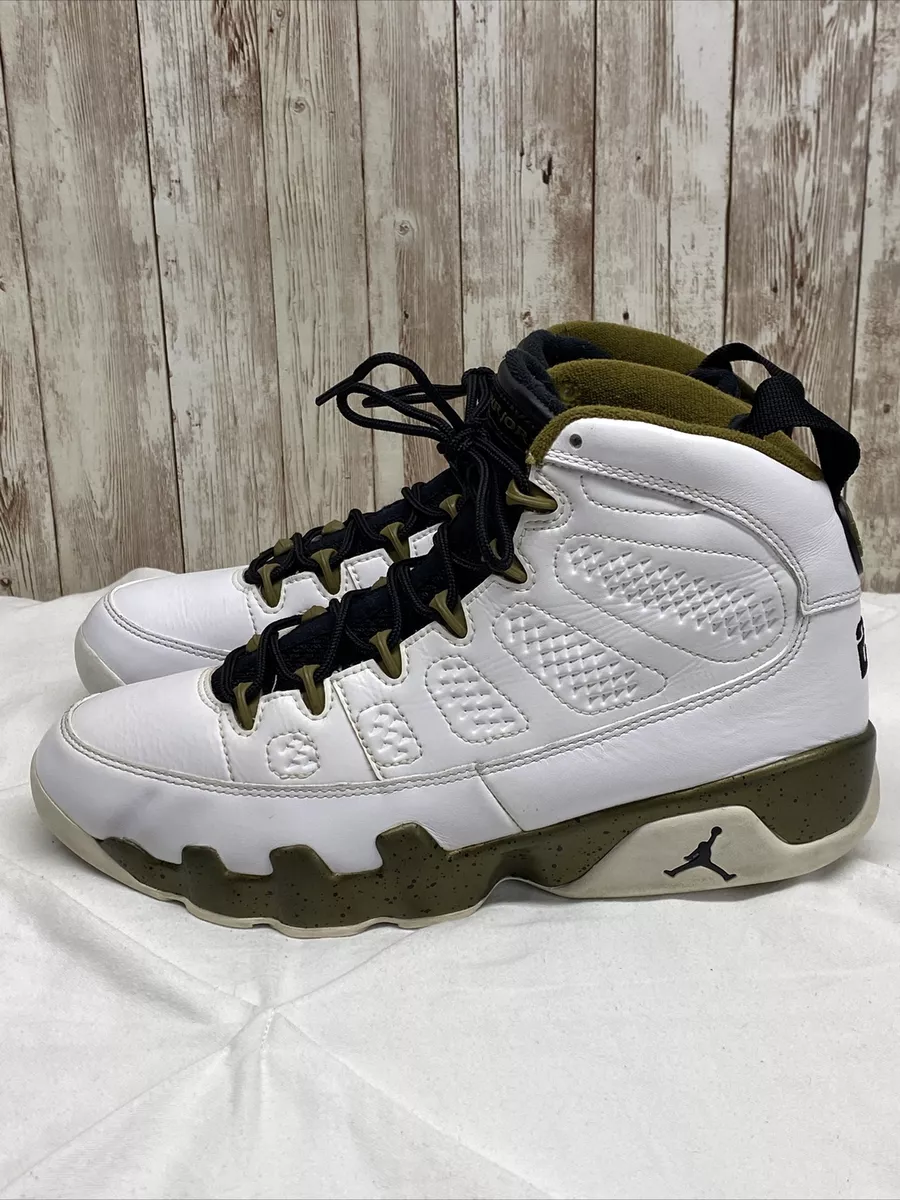 Jordan 9 black cheap and green