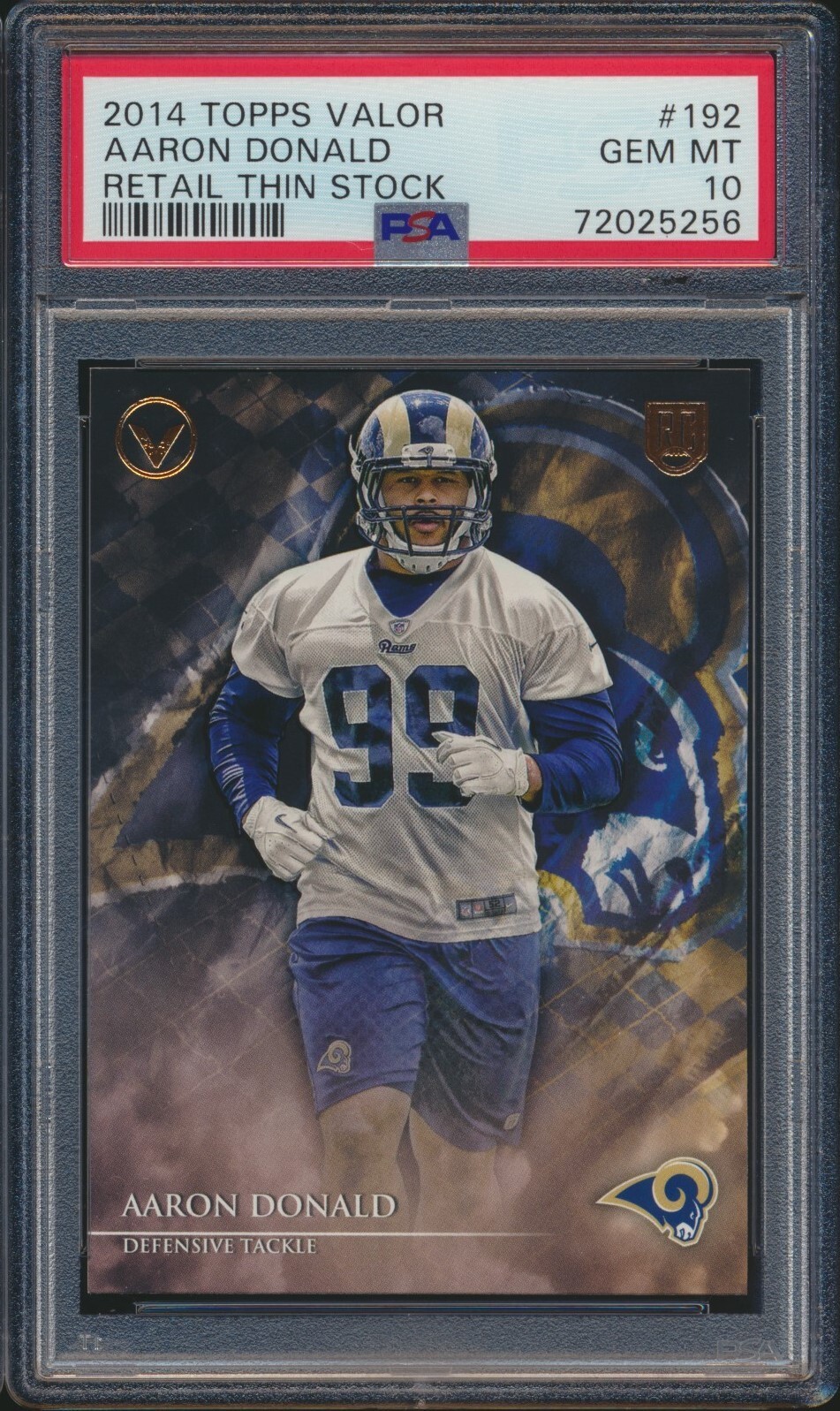 Aaron Donald Topps Valor #192 Retail Thin Stock