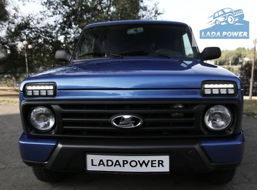 Lada Niva LED Daytime Running Light Turn Signal Assembly Set 21214-3712010 - Picture 5 of 5