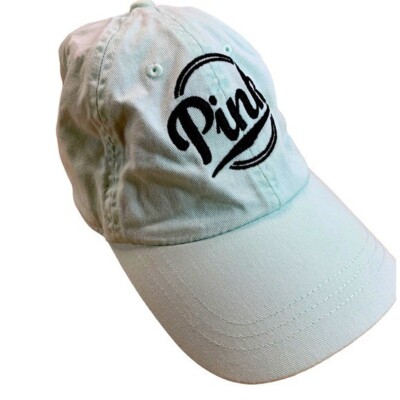 New Pink Victoria\'s Secret Baseball Hat Cap Light Turquoise Black Embroidery New Pink Victoria main image 4