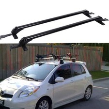 For Toyota Yaris Hatchback Sedan Lockable Roof Racks Cross Bars Luggage Carriers