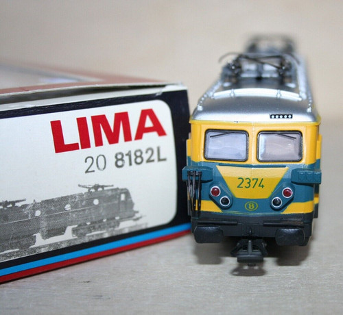 Lima 208182L 2374 Sonderbemalung Gelb/Blau, Logo ‘B’, Koppler Front, der Sncb | Zustand: Gebraucht