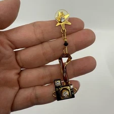 Lunch at the Ritz Camera Dangle Earring