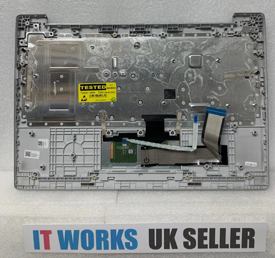 NEW Lenovo IdeaPad 3 CB-14IGL05 Type 82C1 Palmrest Uk Keyboard Silver 5CB0Z27817 - Image 2 of 4