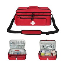Erste Hilfe Tasche Große Kapazität Aufbewahrungstasche für Arbeitsplatz Reisen Wandern