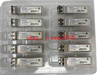10PCS FTLF8532P4BCV-EM FINISAR 32G Fibre Channel (32GFC) Short-Wavelength SFP+