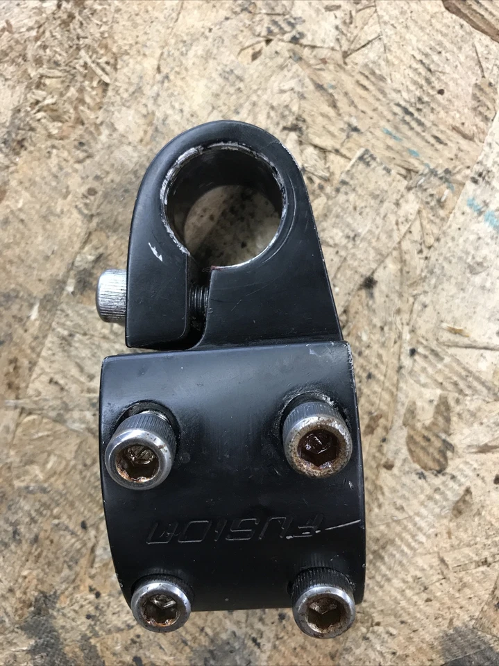 Vintage Haro Fusion Stem Mid School BMX 1 inch Threadless Stem Black - Image 2 of 4