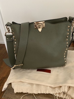 valentino rockstud hobo crossbody bag