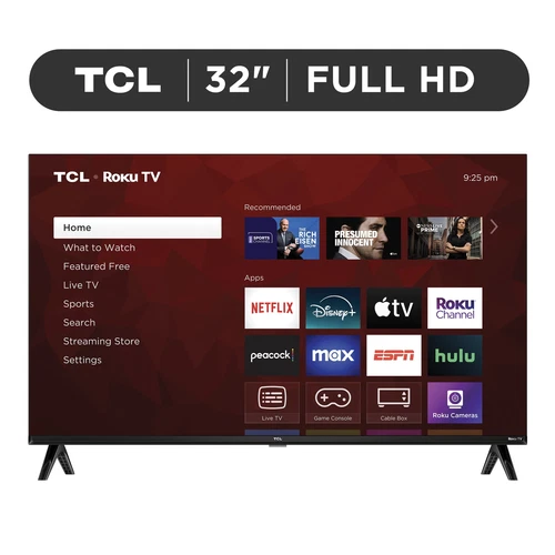 TCL 32" Class 3-Series Full HD 1080p LED Smart Roku TV 32S357 FREE SHIPPING NEW