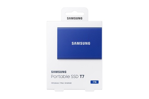 8806090312410 Samsung Portable SSD T7 1 TB Blue Samsung - 第 8/12 張圖片